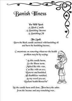 Health Spell, Banishing Spell, Witchcraft Spells For Beginners, Hoodoo Spells, Be Friendly, Spells For Beginners, Witchcraft Spells, Wiccan Magic, Magic Spell Book