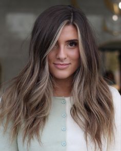 Balayage Moneypiece, Piece Balayage, Brown Blonde Balayage, Trendy Balayage, Striking Hair, Brunette Tones, Sophisticated Hair, Money Piece Hair, Cool Blonde Hair Colour