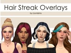 the hair streak overlays by lumisims