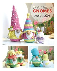 crochet patterns for gnomes and spring decorations