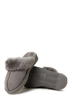 Luxe genuine shearling slippers will keep you cool in the summer and cozy in the winter. Sizing: Runs 1/2 size small. If in-between sizes, order a size up. M=standard width Shearling Slip-on Slippers With Faux Fur Lining, Indoor Slippers With Plush Lining In Sheepskin, Cozy Sheepskin Slippers For Indoor Use, Cozy Sheepskin Indoor Slippers, Comfortable Sheepskin Winter Slippers, Sheepskin Slippers With Plush Lining, Shearling Indoor Slippers, Cozy Shearling Slip-on Slippers, Indoor Shearling Slippers With Faux Fur Lining