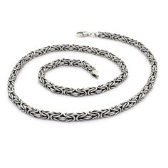 PRICES MAY VARY. Metal Type: 925 Sterling Silver Stone: No Stone Origin: Made in Turkey All our silver products have 925 stamp and come with the gift box. Byzantine Necklace, Box Chain Necklace, Sterling Silver Mens, Box Chain, Silver Man, Solid 925 Sterling Silver, Types Of Metal, Chain Necklace, Gift Box