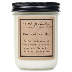 coconut vanilla soy candle Soybeans Plant, 1803 Candles, Soy Wax Flakes, Kraft Labels, Mistletoe Kiss, Wholesale Candles, Lavender Sage, Spice Box, Jar Candles