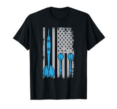 an american flag and rockets on a black t - shirt with the words, space shuttlers