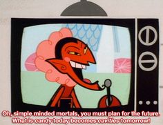 an old television with the caption saying, oh, simple mind models, you must plan for the future