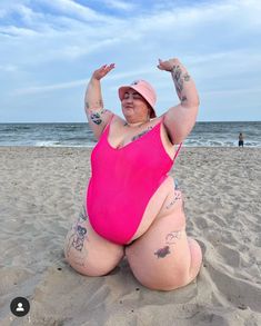 Fat People In Bikinis, Big Body Reference, Fat Person Reference, Fat Pose Reference, Fat Body Reference, Fat Reference, Fat Woman Aesthetic, Plus Size Reference, Fat Ppl