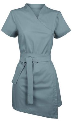 Long, short-sleeved blouse Spa Wear, Spa Outfit, Salon Uniform, Beauty Uniforms, Spa Uniform, Professional Uniforms, Medical Scrubs Outfit, Hotel Uniform, Scrubs Outfit