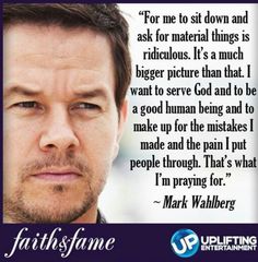 mark wahlbberg quote about being afraid