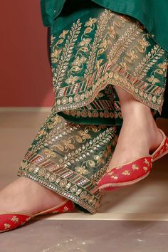 Suits Women Indian, Niti Bothra, Kurta And Palazzo, Embroidery Fashion Detail, Salwar Designs, Palazzo Set, Dress Design Patterns, Simple Pakistani Dresses