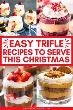 easy trifle recipes to serve this christmas