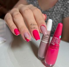 Nail Store, Xmas Nails, Manicure E Pedicure, Gorgeous Nails, Nail Polish Colors, Holiday Nails, Nude Nails, Nail Designer