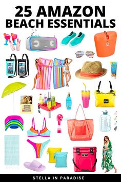 beach vacation essentials Beach Vacay Essentials, Beach Toys For Adults, Beach Vacation Necessities, Beach Nessesities, Travel Beach Bag, Beach Vacation Gift Basket, Beach Day Set Up, Beach Must Haves For Adults, Beach Trip Gift Ideas