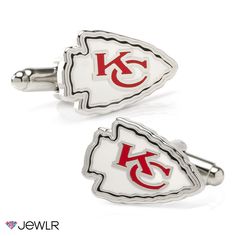 Pay tribute to the iconic Kansas City Chiefs with these officially licensed NFL Kansas City Chiefs Cufflinks. These 3/4" X 3/4" cuffs are metal plated with a bullet back closure for comfort and style. Includes an exclusive NFL gift box to complete this touch-down set! Nfl Gifts, Nfl Kansas City Chiefs, Kansas City Chiefs, Kansas City, Kansas, Cufflinks, Nfl, Gift Box