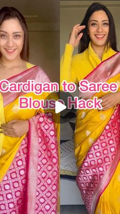 Ways To Tie Saree, How To Wear Saree In Winter, Styling Saree In Winter, Wear Saree In Winter, Saree Blouse Hacks, How To Tie Saree In Different Ways, Winter Saree Look, Saree Wearing Tips, Winter Saree