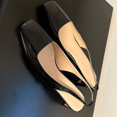 J.Crew Black Sling-Backs, Size 10. New, Never Worn From A Smoke-Free Home Sling Backs, Shoes Women Heels, J Crew, Shoes Heels, Size 10, Women Shoes, Heels, 10 Things, Women Shopping