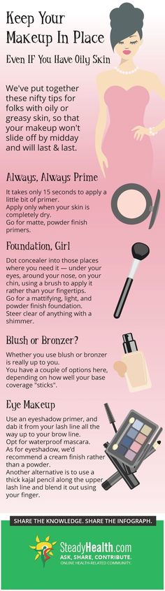 Keep Makeup On All Day, Jelly Highlighter, Primer For Oily Skin, Make Up Primer, Greasy Skin, Makeup Tip, Diy Kosmetik, Makeup Primer, Diy Makeup