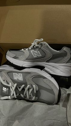 New balance shoes Dad Shoes New Balance, New Balance 530 Rain Cloud, New Balance Running Shoes For Streetwear, New Balance Chunky Sneakers For Streetwear, 2002r New Balance, Rain Sneakers, Dubai Ideas, New Balance 530 Outfit, New Balance Grey