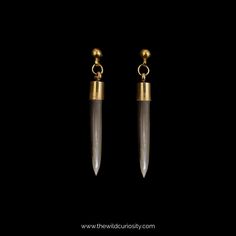 Step into a world where ancient history meets contemporary design with The Wild Curiosity's exquisite Fossil Belemnite Earrings. Crafted from authentic belemnite fossils, these unique pieces capture the essence of the Jurassic seas, bringing millions of years of natural beauty to your ears. Each earring showcases the distinct, intricate patterns of the fossil, making every pair a one-of-a-kind treasure.  Perfect for the discerning jewelry lover who appreciates the intersection of paleontology an Fossil Jewelry, Handmade Jewelry Gift, Themed Jewelry, Jewellery Gift, Intricate Patterns, Handmade Jewellery, Ancient History, Jewelry Lover, Jewelry Earrings Studs