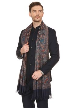 Mens fine Soft Ethnic Stole Stole, Jamawar design, Faux Pashmina 100 x 200 cm Shawl For Men Indian, Maflar For Boys, Jodhpuri With Shawl, Kurta With Shawl Men, Shawl Outfit Men, Kurta With Dupatta Men, Mens Shawl, Classic Gentleman