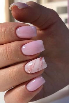 Unghie Sfumate, Marble Nail Designs, Nails Wedding, Ideas Nails, Nails Simple, Trim Nails, Wedding Forward