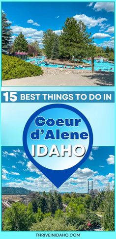 the best things to do in coeur d'alene, idaho with text overlay