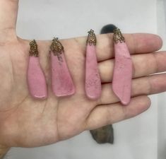 "This rosy pink gemstone gets its name from the Greek word \"rhodos,\" meaning \"rose colored.\" Rhodonite has been long valued as an ornamental stone, and very rare to find in WA state. These specimens have amazing vivid colors that almost border into red in some areas and was mined in WA state on private property. Washington rhodonite is especially vibrant. All these pendants are formed by me into \"organic\" shapes that give a unique look. They come with a complimentary 18 inch black waxed co Collectible Pink Pendant Jewelry, Wa State, Pink Rhodonite, Rosy Pink, Private Property, Greek Words, Pink Gemstones, Rose Color, Organic Shapes