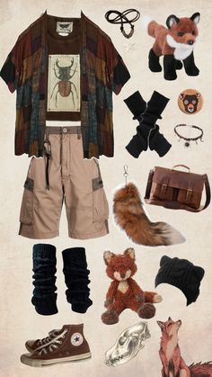 Fox Outfit, Red Fox, Art Reference, Fox, Red, How To Wear