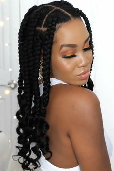 Coi Leray Braids With Beads, Coi Leray Braids, Hair Jazz, Braids Tutorial, Cute Natural Hairstyles, Coi Leray, Nail Work