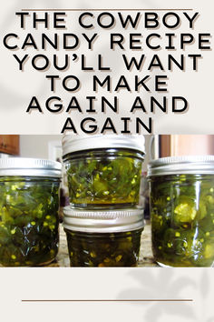 The Cowboy Candy Recipe You’ll Want to Make Again and Again Canned Jalapenos, Preserving Recipes, Home Canning Recipes, Canning Vegetables, Canning Recipe, Jalapeno Recipes