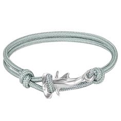 PRICES MAY VARY. Design: The bracelet features a charming little Hammerhead Sharks charm, making it both beautiful and unique for women and men. Material: Made from high-quality rope and alloy, this bracelet is healthy and durable. It is lead-free and nickel-free, ensuring it is not harmful to your skin and resistant to fading. Length: Adjustable to fit all wrist sizes by simply extending the rope. Various Occasions: Our Hammerhead Sharks Bracelet is popular with both women and men. Its special Shark Tracking Bracelet, Whale Shark Bracelet, Tracking Bracelet, Hammerhead Sharks, Shark Jewelry, Save The Sharks, Work Parties, Summer Beach Jewelry, Sea Jewelry