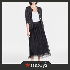 in stock Tulle Midi Skirt, Under Dress, Work Looks, Cashmere Coat, Plus Dresses, Deep Black, Junior Dresses, Petite Dresses, Dress 100