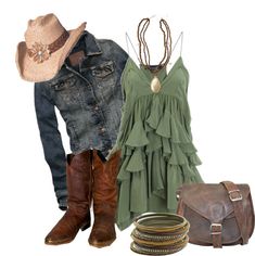 . Country Style Outfits, Cute Country Outfits, Looks Country, Sweet Clothes, Country Girls Outfits, Country Wear, Western Outfits Women, Country Fashion