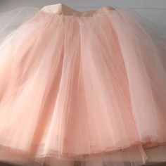 Exact Item - Never Worn - Https://Www.Space46boutique.Com/Products/The-Wendy-Tulle-Skirt-Blush-22-Length Feminine Fitted Tulle Skirt, Elegant Pink Tulle Skirt, Feminine Full Tulle Skirt, Chic Pink Wedding Skirt, Pink Tiered Tulle Mini Skirt, Feminine Tulle Lined Skirt, Feminine Lined Tulle Skirt, Feminine Tulle Skirt With Lining, Pink Midi Tulle Skirt