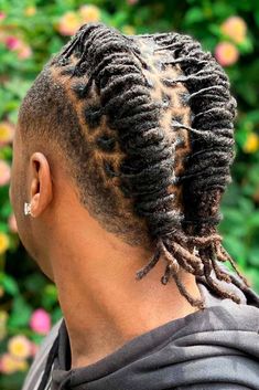 Mens Dreadlocks For Your Inspire ★ Undercut Dreads, Dreadlocks For Men, Masc Hairstyles, Dreads Long, Dreads Locks, Man Braids, Mens Dreadlock Styles, Dreadlocks Hairstyles, Black Boys Haircuts