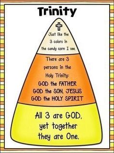 a poster with the five levels of trinity written in different colors and font on it