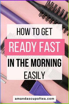 Wanna know how to get ready fast in the morning? Then you'll love these tips on how to get ready quickly! Great tips for a morning routine! Quick Makeup Tutorial, Beauty Routine Checklist, Festival Make Up, Morning Skincare Routine, Morning Makeup, Skin Care Routine 30s, A Morning Routine, Morning Skin Care Routine, Natural Skin Care Routine