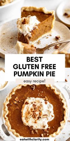 the best gluten free pumpkin pie recipe