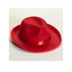 He's a smooth operator wearing this Red Felt Fedora Adult Costume. This stylish piece of headwear has a mid-size brim and features a matching band design to finish off the look. As a fun costume accessory that can be easily added to your ensemble, you can rock this classic look with confidence. Size: One Size.  Gender: unisex. Jenny Joseph, Red Fedora, Pink Hats, Red Hat Society, Holiday Attire, Halloween Costume Accessories, Felt Fedora, Red Felt, Pink Hat