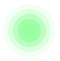 an image of a white background with circles in the middle and one circle at the center