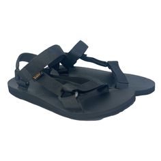 Teva Original Universal Urban Sandals Adjustable Outdoor Casual Black Men 9 New Us 9 Uk 8 Eur 42 Eva Cushioned Sole Brand New With Tags Cheap Green Sandals For Men, Cheap Men's Green Sandals, Teva Original Universal, Mens Shoes Sandals, Teva Shoes, Casual Black, Flip Flop Sandals, Black Men, New Color