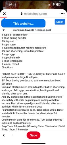 the recipe app on an iphone shows how to use it for cooking and baking purposes