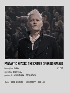 an advertisement for fantastic beasts the crimes of grindelwald