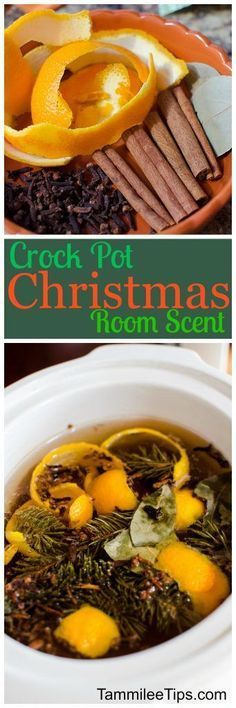 crock pot christmas soup with oranges and herbs