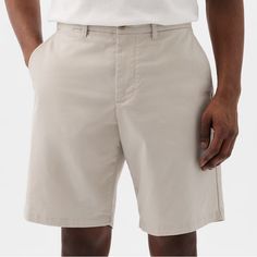 Gap Vintage Shorts Tan Size 38 Inseam 10 Inches Mens New $54.50 Sporty Gap Shorts For Spring, Gap Sporty Cotton Shorts, Sporty Cotton Shorts By Gap, Gap Relaxed Fit Cotton Shorts, Gap Relaxed Cotton Shorts, Gap Cotton Bottoms With Straight Hem, Classic Pants With Built-in Shorts, Gap Casual Bottoms With Built-in Shorts, Classic Gap Bottoms With Welt Pockets