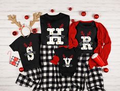 Get your family ready for the holiday season with these personalized Family Christmas Name Shirts! Each shirt is beautifully monogrammed with your family name, making it a unique and special addition to your Christmas celebrations. Whether you're taking family photos, attending holiday parties, or just enjoying a cozy night in, these shirts are perfect for spreading the Christmas spirit. Made from high-quality materials, these Monogrammed Family Christmas Shirts are sure to be a hit with your loved ones and make unforgettable memories for years to come. Order yours today and make this holiday season extra merry and bright! *Processing time is 1 business day (exceptions may apply during holiday seasons). Delivery time depends on your shipping type selection and location. Please check the es Name Shirts, Christmas Names, Xmas Shirts, Cozy Night, Family Christmas Shirts, Christmas Family, Personalized Family, Custom Christmas, Christmas Shirt