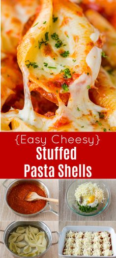 stuffed pasta shell with how to pictures No Ricotta Stuffed Shells, Stuffed Shells Natasha’s Kitchen, Stuffed Shells Recipe No Ricotta, Stuffed Shells Without Ricotta Cheese, Stuffed Shells No Ricotta, Meatless Stuffed Shells, Ricotta Cheese Stuffed Shells, Easy Lasagna Recipe With Ricotta