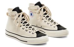 Converse Fear of God x Chuck 70 High 'Natural Ivory' Natural Ivory 167955C Run Star Hike, Converse Chuck 70, Black Gums, Chuck 70, Fear Of God, University Blue, One Star, Chuck Taylor All Star, Stylish Sneakers