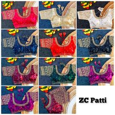 ❤Blousewala ❤
*EXCLUSIVE PARTYWEAR JARI WITH SEQUENCE WITH TAAR CODDING EMBROIDERED FANCY FARMA BLOUSE* 
Design- *ZC-PATTI*
Fabric- *ZIMMY CHHOO* 
Inner- *Cotton (Double Lining)*
Work- *Exclusive Jari With Sequence With Taar Codding Embroidery Work* 
Pattern- *ROUND NEACK*
Quality- *A1*
Padded- *Yes*
Size- Free Size 38 Ready 
(Self Aultrable Up To 40-42)
Length- *14-15 Inch*
Open Type- *Front Hook*
Sleev- *Elbow Sleeves Atteched*
Colour:- (9 Colours Available) 
SHIPPING EXTRA 
 *BOOK FAST READY STOCK*
*नोट-* *कोपी से सावधान*
*Note-* *Beware of copy*