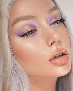 Trucco Glam, Halloween Make-up Looks, Glitter Makeup Looks, Pastel Makeup, Makeup Before And After, Prom Makeup Looks, Beauty Make-up, Dramatic Makeup