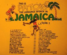 this is an image of a shirt with the names of some people in jamaica on it